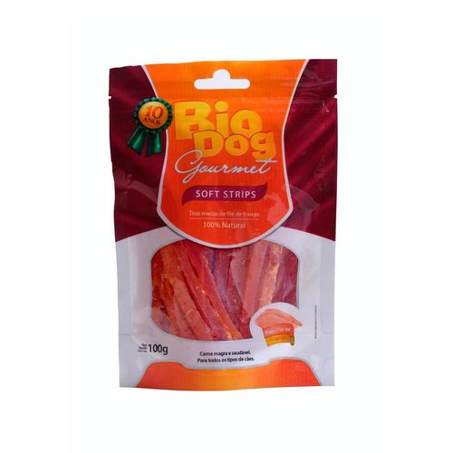 Petisco-BioDog-Gourmet-Soft-Strips---100g Petisco-BioDog-Gourmet-Soft-Strips---100g