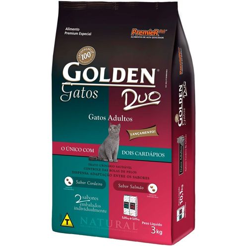 Racao-Golden-Gatos-Adultos-Duo-Salmao-e-Cordeiro-–-3Kg-_-Premier-Pet Racao-Golden-Gatos-Adultos-Duo-Salmao-e-Cordeiro-–-3Kg-_-Premier-Pet