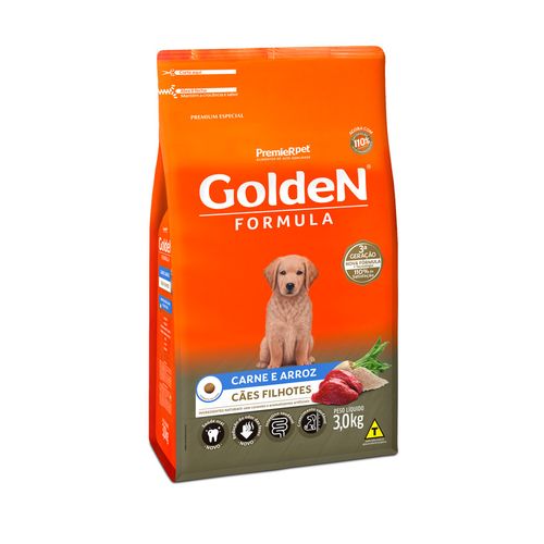 Racao-Golden-Caes-Filhotes-Formula-Carne---3Kg-_-Premier-Pet Racao-Golden-Caes-Filhotes-Formula-Carne---3Kg-_-Premier-Pet