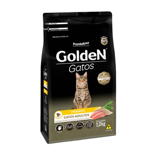 Racao-Premier-Pet-Golden-para-Gatos-Adultos-sabor-Frango-1kg