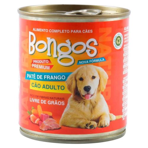 lata-bongos-caes-adultos-sabor-frango-280g lata-bongos-caes-adultos-sabor-frango-280g