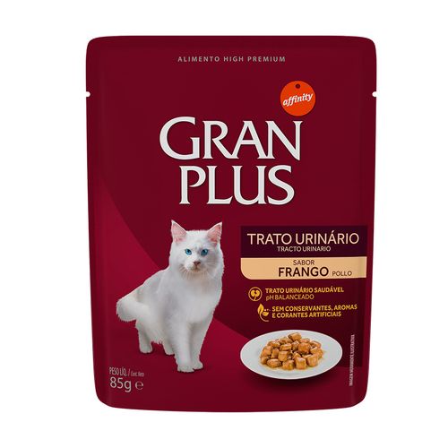 sache_racao_gran_plus_umida_sache_gatos_trato_urinario_frango_85g sache_racao_gran_plus_umida_sache_gatos_trato_urinario_frango_85g