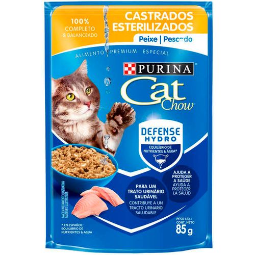Racao_Umida_Nestle_Purina_Cat_Chow_Sache_Castrados_Peixe_ao_Molho Racao_Umida_Nestle_Purina_Cat_Chow_Sache_Castrados_Peixe_ao_Molho