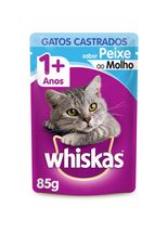 Racao_Umida_Whiskas_Sache_Peixe_ao_Molho_para_Gatos_Adultos_Castrados-85g