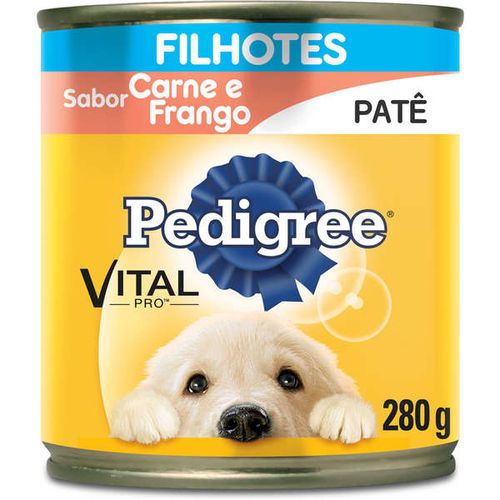 racao-umida-Pedigree_Lata_Pate_Carne_frango_Filhote-280g racao-umida-Pedigree_Lata_Pate_Carne_frango_Filhote-280g