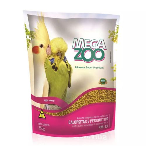mega-zoo-calopsita-periquito-350g mega-zoo-calopsita-periquito-350g