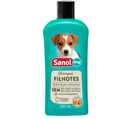 Shampoo_Sanol_Dog_Filhotes_-_500_mL Shampoo_Sanol_Dog_Filhotes_-_500_mL
