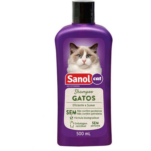 Shampoo_Sanol_Cat_para_Gatos_-_500_mL Shampoo_Sanol_Cat_para_Gatos_-_500_mL