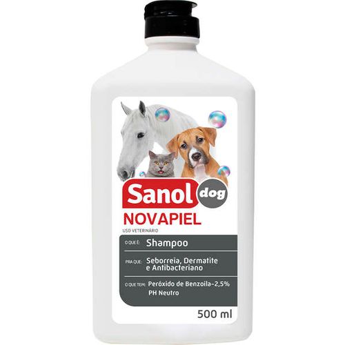 Shampoo_Novapiel_Sanol_Dog_-_500_mL Shampoo_Novapiel_Sanol_Dog_-_500_mL
