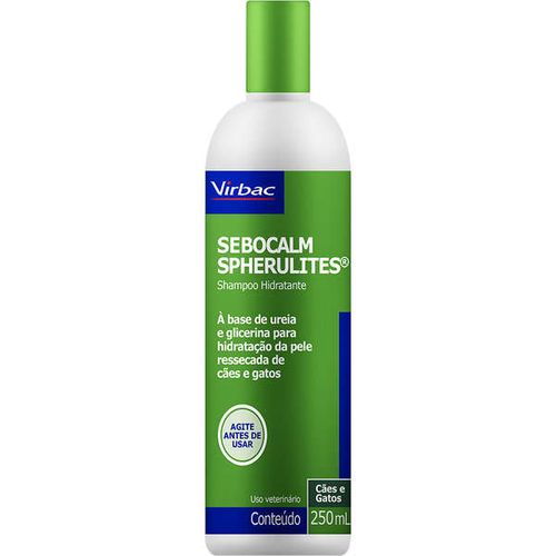 Shampoo_Virbac_Sebocalm_Spherulites_para_Seborreia_-_250_mL Shampoo_Virbac_Sebocalm_Spherulites_para_Seborreia_-_250_mL