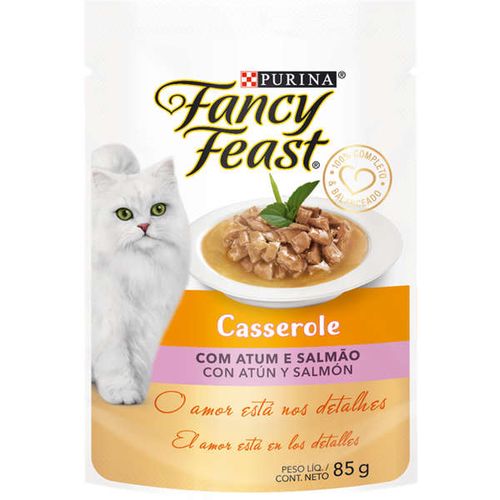 Racao_Umida_Nestle_Purina_Fancy_Feast_Sache_Casserole_Atum_e_Salmao_para_Gatos_Adultos_-_85_g Racao_Umida_Nestle_Purina_Fancy_Feast_Sache_Casserole_Atum_e_Salmao_para_Gatos_Adultos_-_85_g