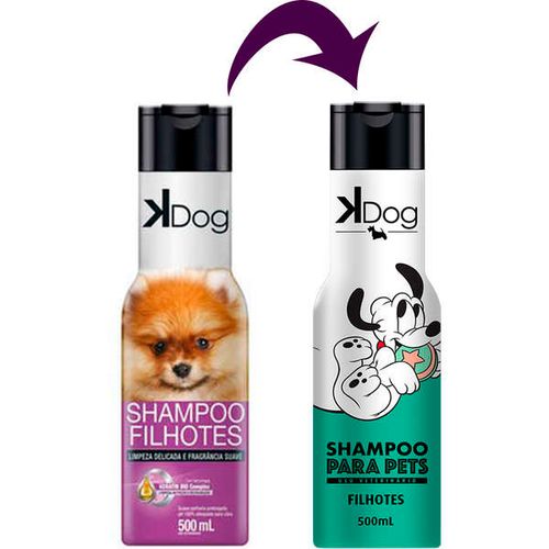 Shampoo KDog para Cães Filhotes Sanol